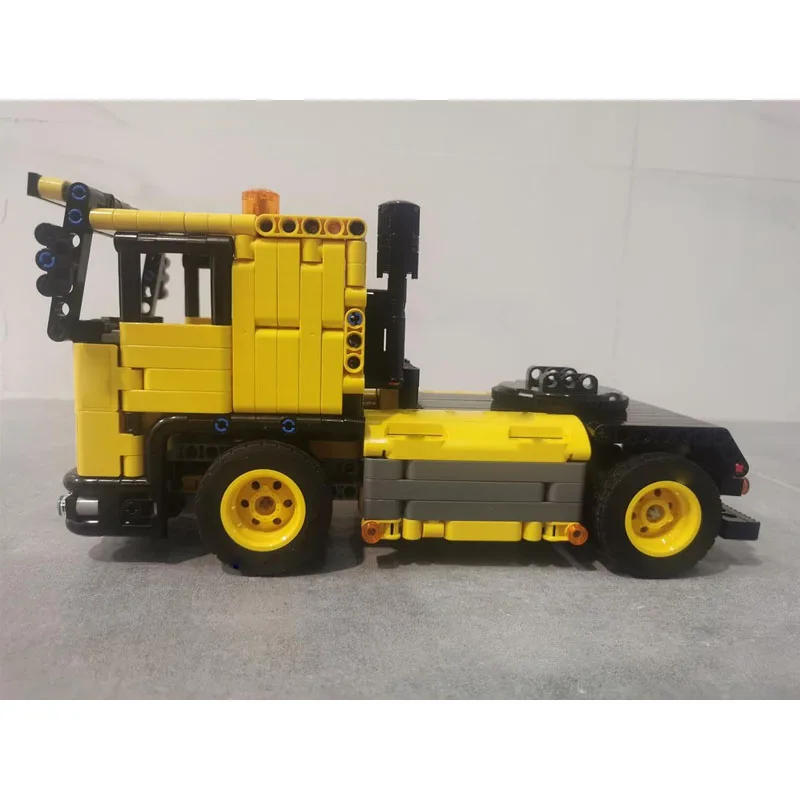 

Новая модель грузовика-фургона с прицепом MOC-62933, конструктор из 1137 деталей, подарок на день рождения для мальчиков