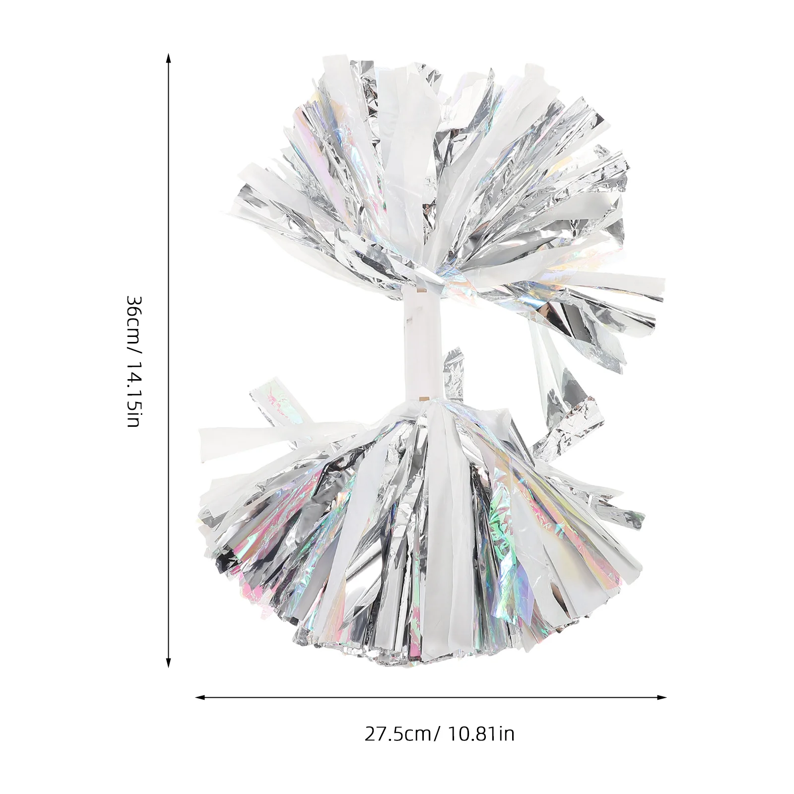 2 قطعة التشجيع بوم بومس البلاستيك البريق الكريات للرياضة الرقص فريق روح المرحلة التشجيع زهرة