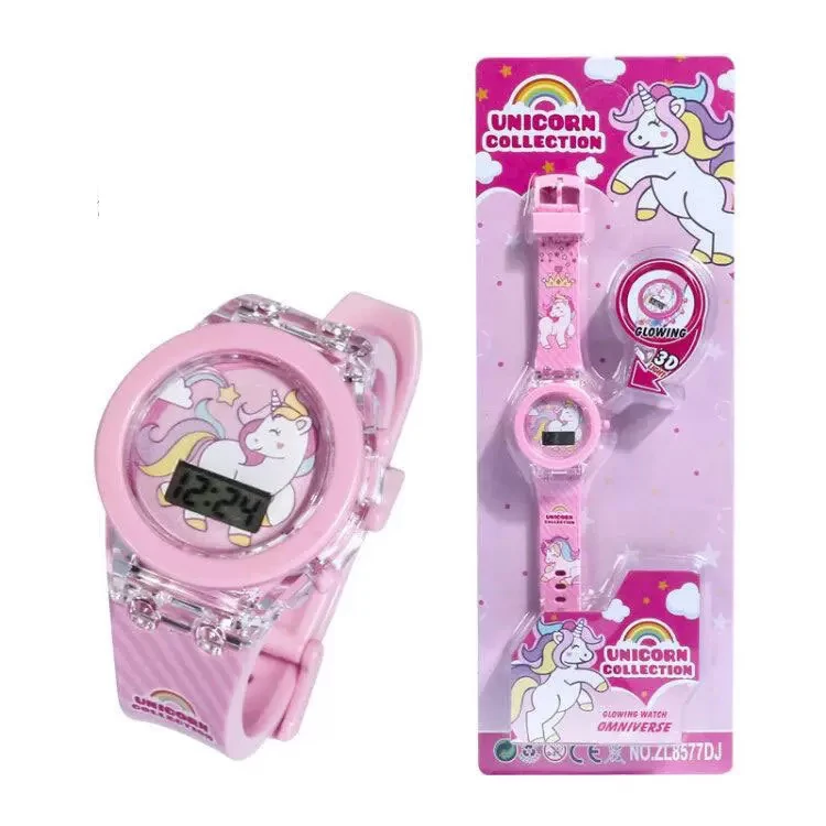 Disney Mini Children's Watch for Girls Cartoon Fashion Elsa Princess Watch for Boys and Girls Electronic Watch Suitable for Gift - view 2