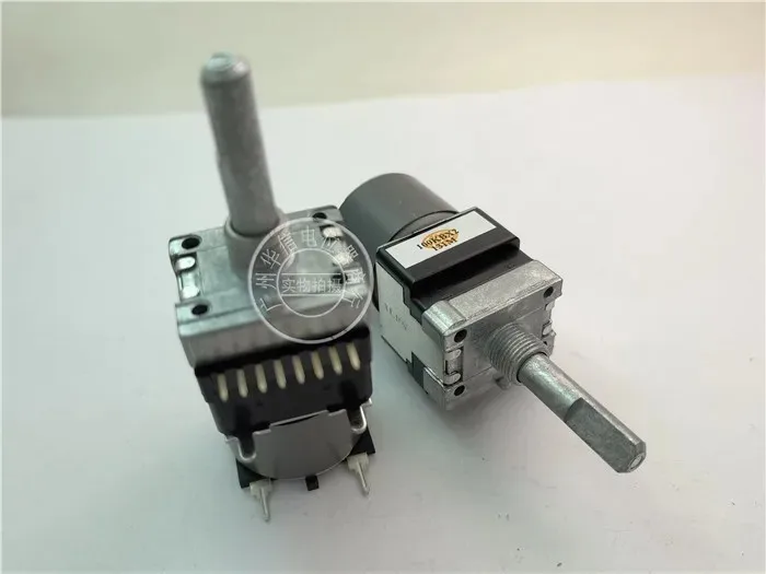 Alps RK168 dual-band motor potentiometer 100KBX2 B100k reverse handle 30MMF no tap