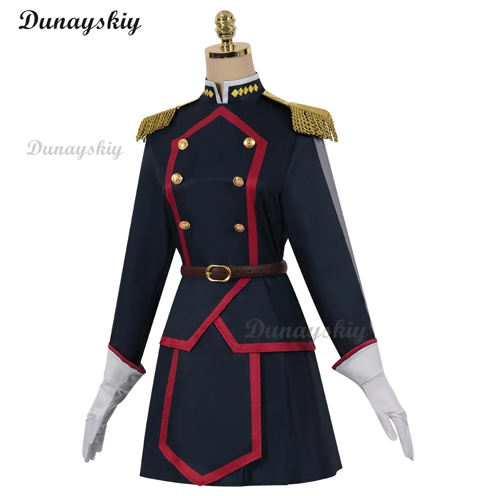 Izumo Tenka/Azuma Himari/Uzen Ky ka/ kawamura Nei Cosplay Costume Mato Seihei No Slave Corps Chained Soldier Uniform Dress