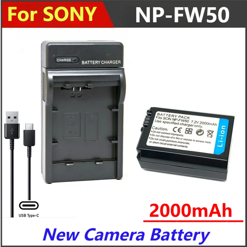 2000Mah NP-FW50 NPF… - image