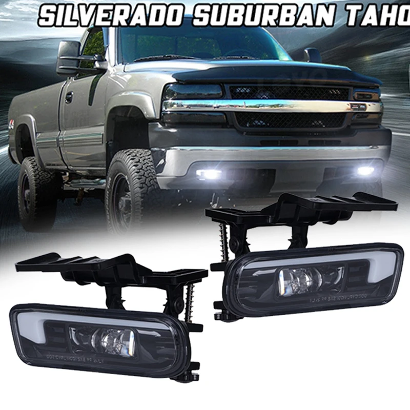 

Upgrade LED Fog Light for Chevy Silverado 1500 2500 3500 1500HD 2500HD 2001-2002 / Suburban 1500 2500 / Tahoe 2000-2006