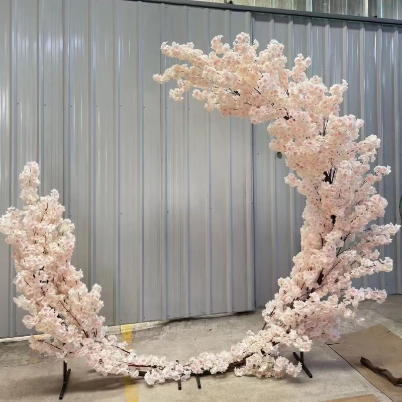 2m 2.5m 3.0m Artificial Decor Flower White Cherry Blossom Tree Wedding Decoration Home Decoration