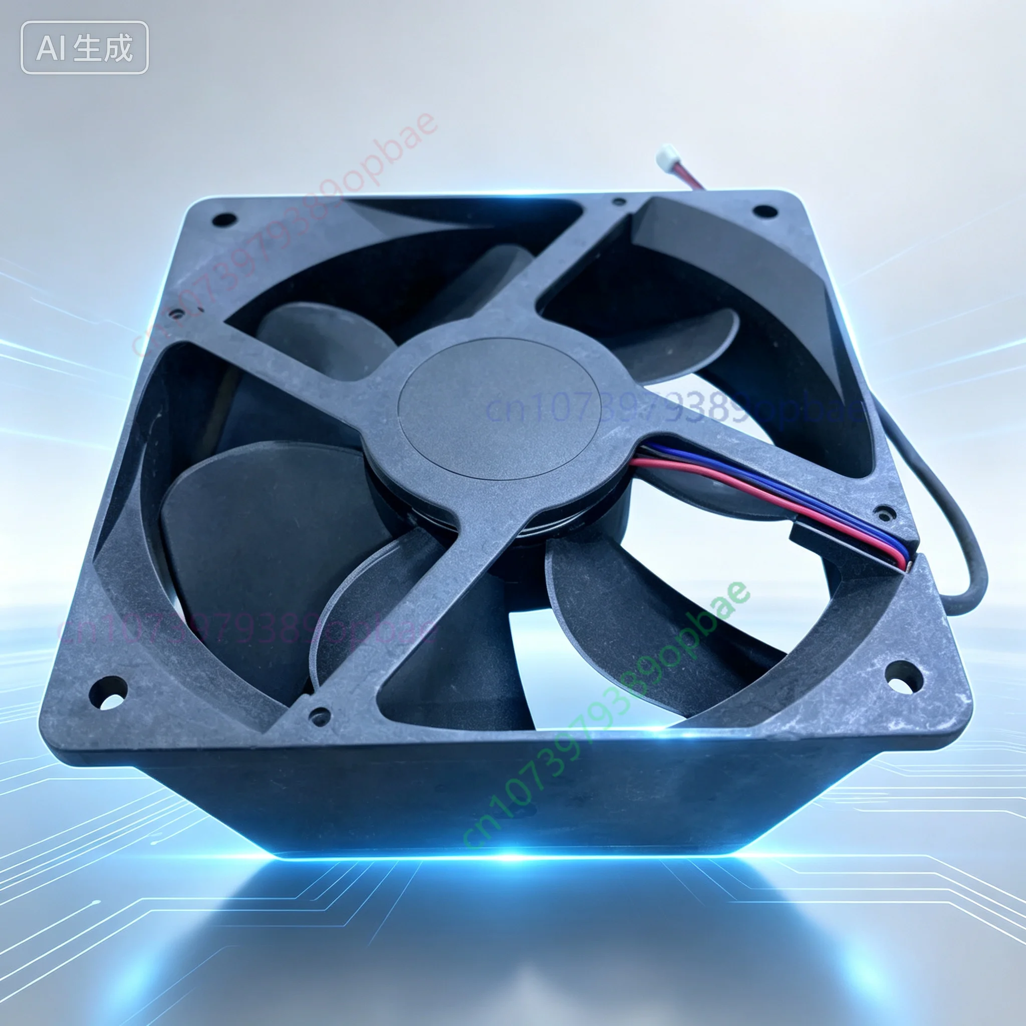 Replacement Projector Cooling Fan for NEC U260W, DELTA NFB10512HF‑7F03, 12V 0.39A, 3‑Wire, 100×100×32mm