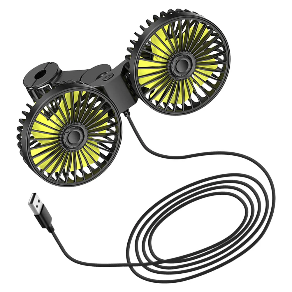 

360° Adjustable Seat Cooling Usb Powered Portable Mini Automotive Noiseless With Durable Clip Windshield Humidity Reduction