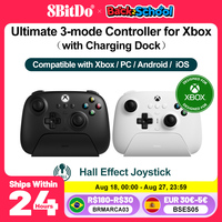 8BitDo Xbox Controller Ultimate 3-mode Gamepads PC licensed by Microsoft for Xbox Series X S, Xbox One, Windows 10 11 Android
