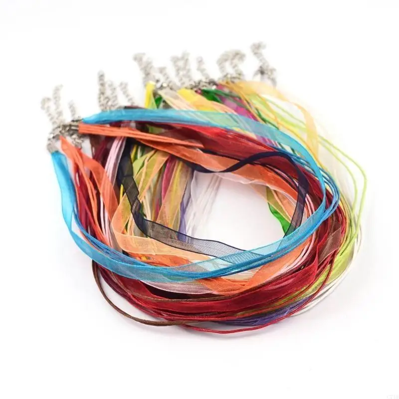 Ribbon Ropes Adjustable Necklace Rope Jewelry Finding Crafting Unique Accessory