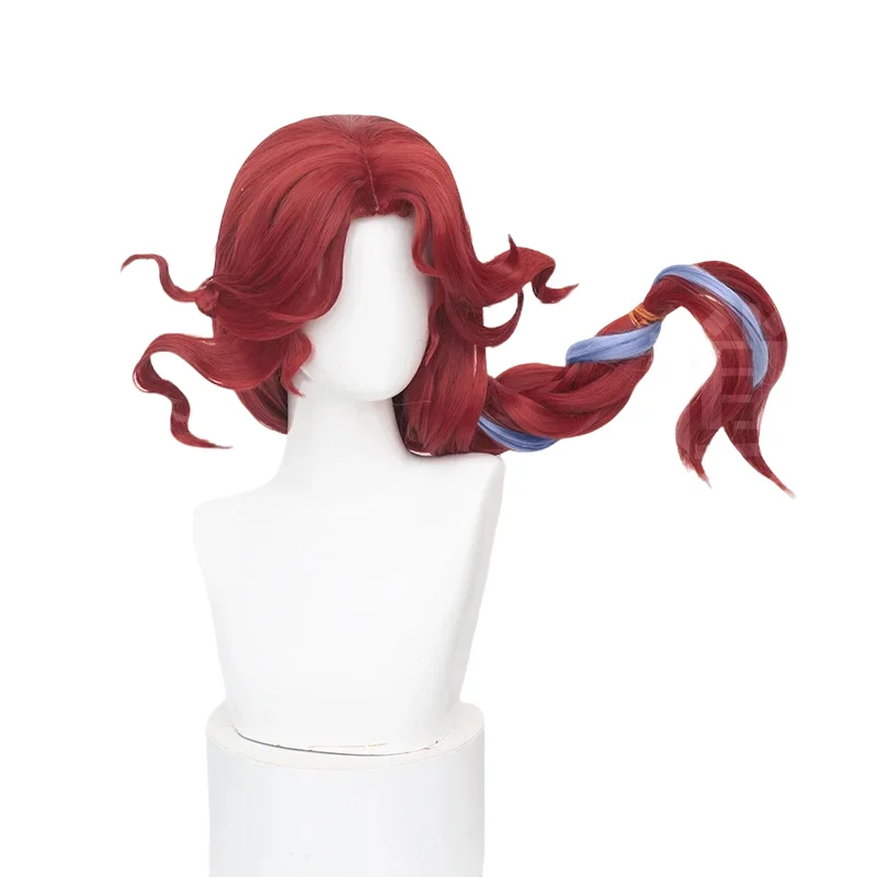 Game Identity V Anime Naiad Grace Cosplay Wig 70-75CM Red Blue Heat-resistant Synthetic Hair Halloween Party Cosplay Wigs+wig