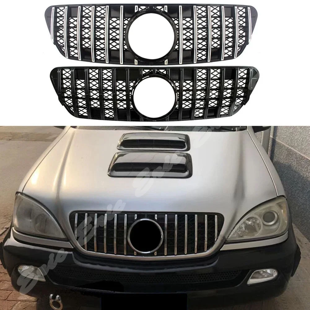 Auto Radiator Front Racing Facelift Grilles Upper Grill For Mercedes Benz W163 ML-Class ML350 ML400 ML500 ML320 1998-2004