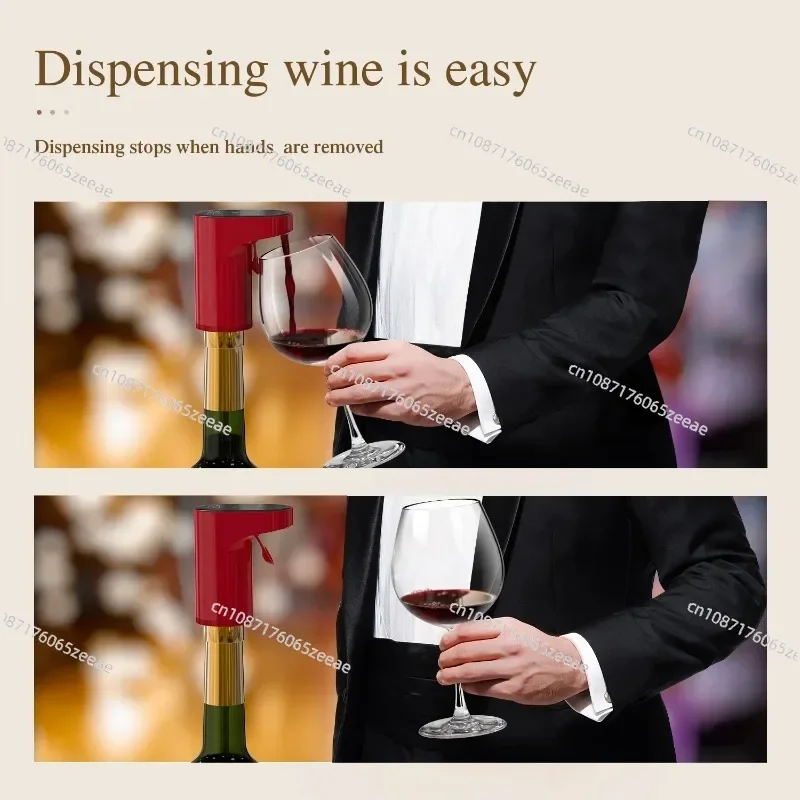 2023 New Portable Mini Automatic Wine Decanter Electric Wine Aerator and Wine Dispenser