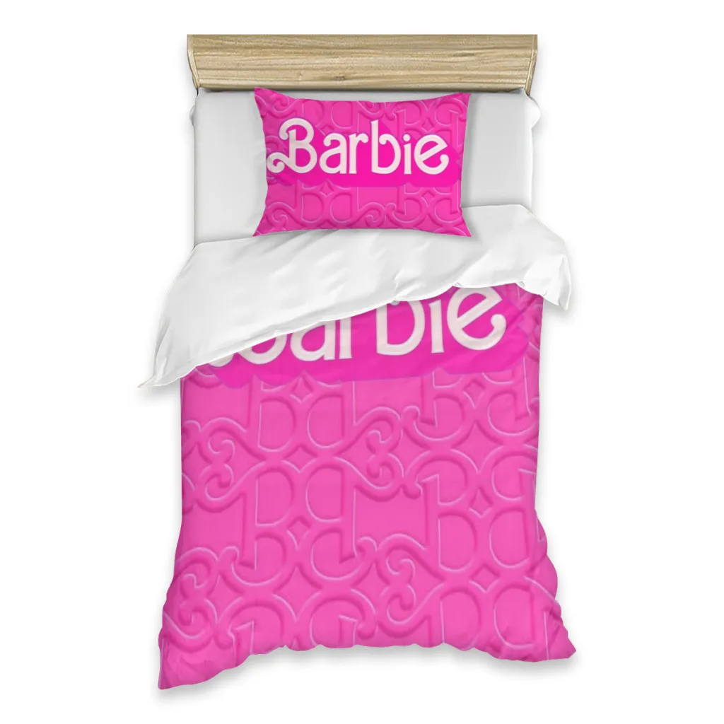 

Barbie Single Bed Sheets Set Complete Case Single Linen Quilt Cover