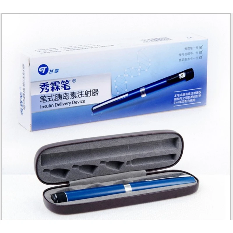 Handhold Portable Insulin Injection Syringe Delivery Device For Health Care People With Diabetes Diabetic Pen