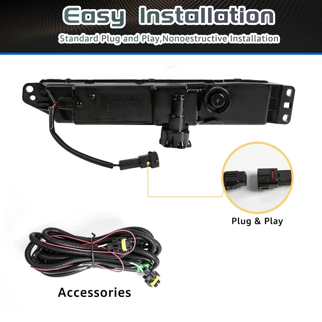 Luces Led antiniebla para coche, accesorios de parachoques delantero para Honda Fit shuttle 2019, 2020, 2021, 2022, 2023, 2024