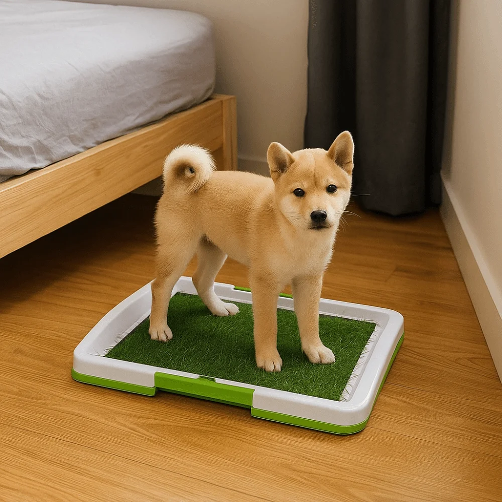 

Съемный горшок для собак, унитаз, многоразовые подушечки с защитой от брызг, коврик для мочевой травы, нескользящий коврик с имитацией газона, домашний туалет для собак