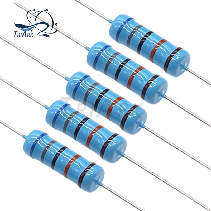 20PCS 1W 1% Metal film resistor 0.1R ~2.2M 1R 2R 10R 22R 47R 100R 330R 1K 4.7K 10K 22K 47K 100K 330K 470K 2 10 22 47 100 330 ohm