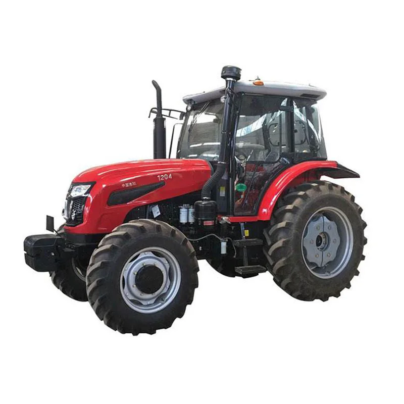 New Four Wheel Tractors 120Hp 4X4wd With Small Mini Compact Agricultural Equipment Hine For Farm Land