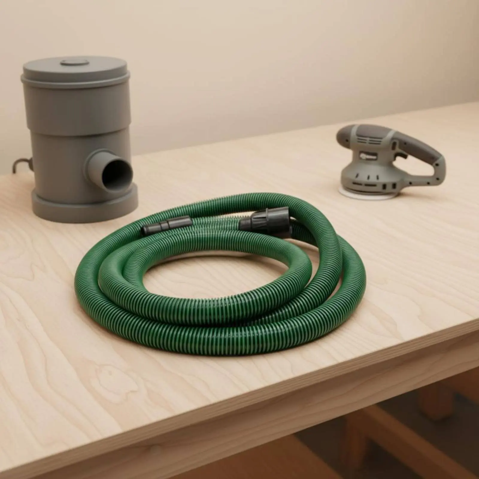 

Corrugated Vacuum Hose Wear-Resistant Anti-Static Dust Hose for Sanding