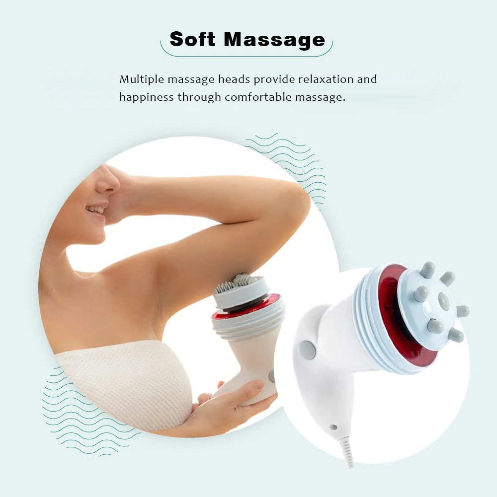 6 in in 1 3d Rollen muskeln Entspannung Infrarot verlust Fettent ferner elektrische Ganzkörper abnehmen Massage gerät Drops hipping