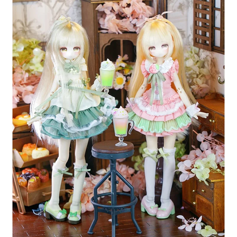 Autentica scatola cieca per trapianto di capelli Momotale Four Seasons Tea Story Bjd Doll Joint Mobile Kawaii Fashion Girl Festival Gift