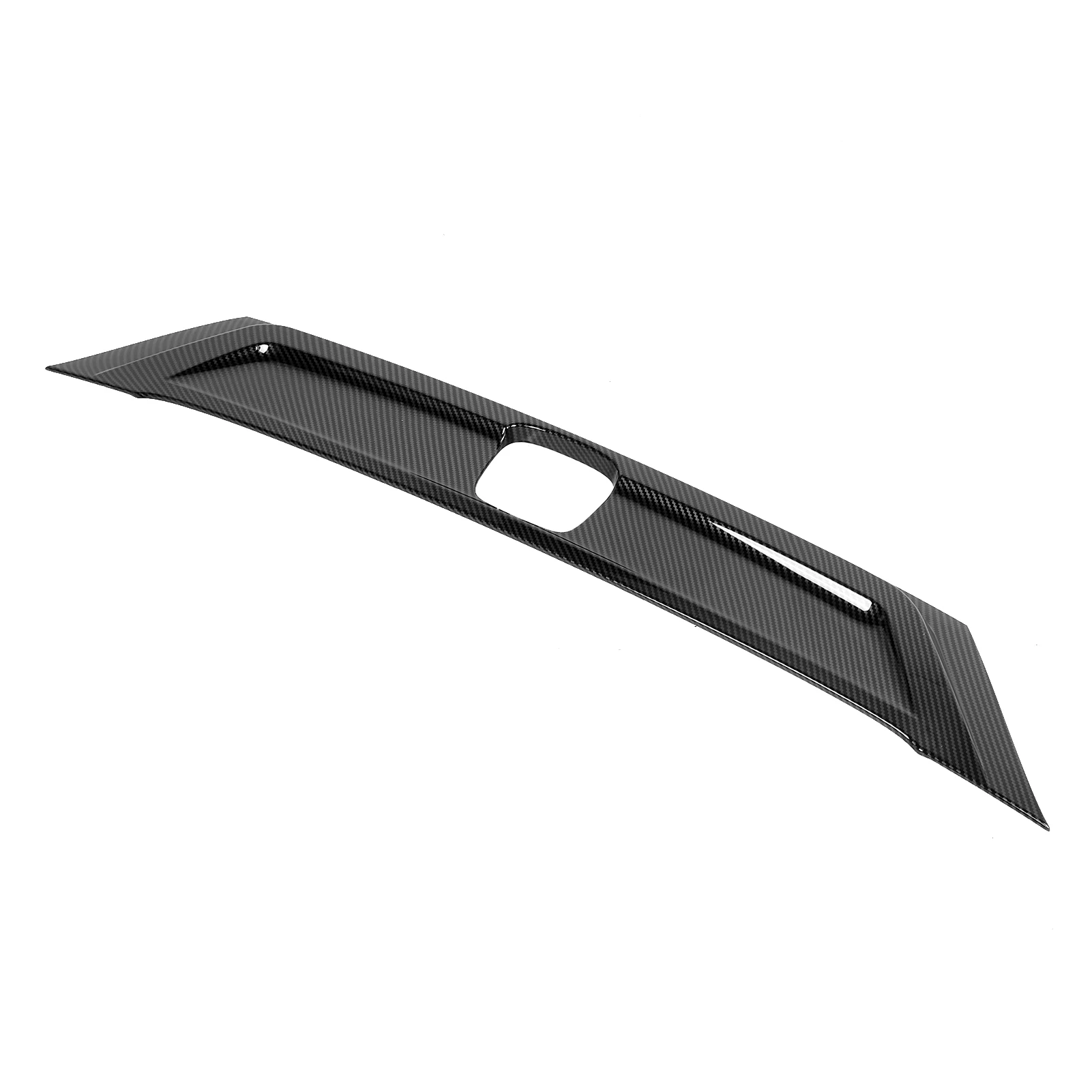 Carbon Fiber Style ABS Trunk Bottom Trim Cover for Honda Fit Jazz GR 2020-2021 Anti Scratch Paint Protection Car Outer Decoratio