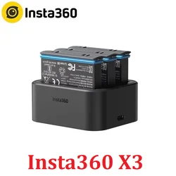 Batería Original Insta360 X3, concentrador de cargador rápido y de alta capacidad de 1800mAh para accesorios de energía Insta 360 ONE X 3