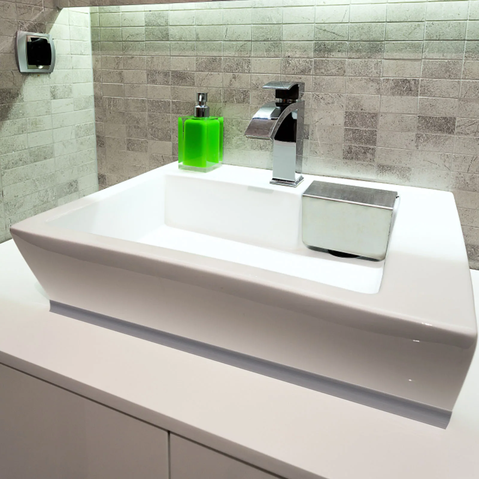 Tira de calafetagem do banheiro material premium pia do banho afiação vedação lacunas capa barreira água banheira calafetagem prático design simples