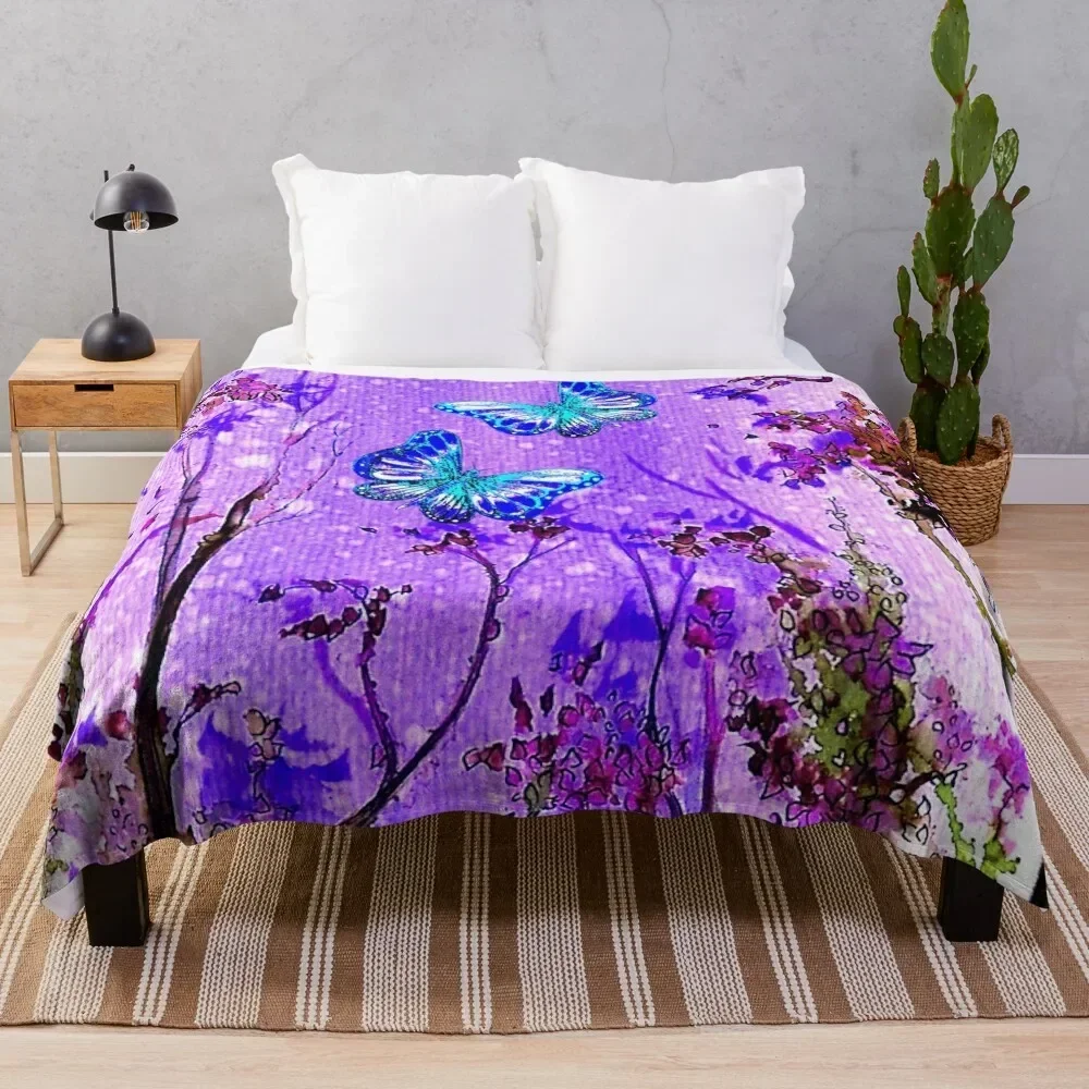 

Butterfly Dreams Throw Blanket Hairy Summer Beddings Blankets