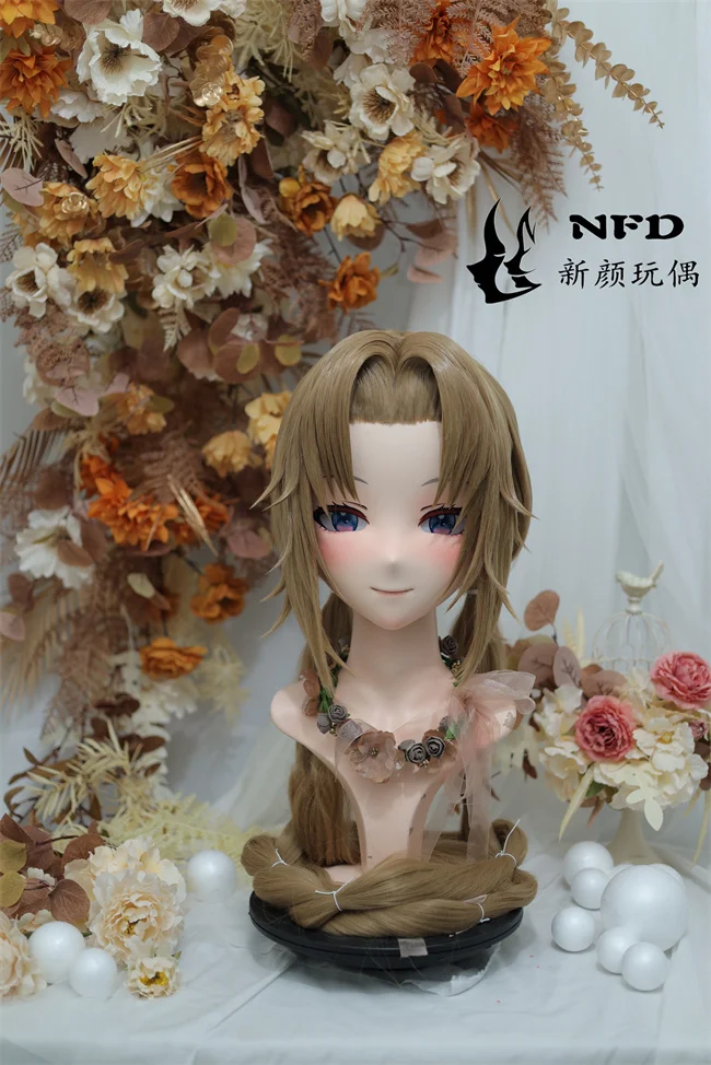 

(NFD42-21)Customize Full Head With Lock Crossdress Doll Female/Girl Japanese Anime Cartoon Character Kig Cosplay Kigurumi Mask