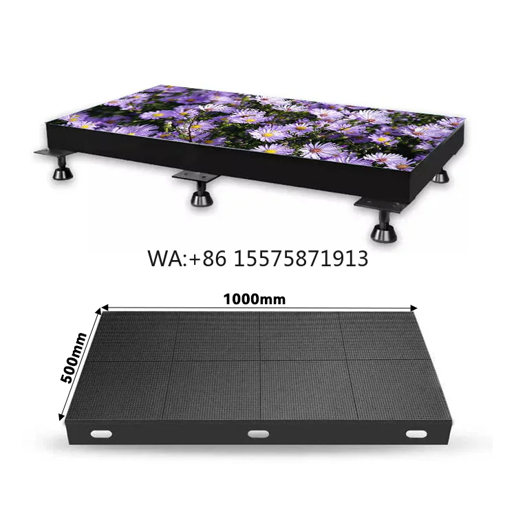 Customizable Factory Direct Sales Customized Full Color Interactive Led Screen Floor Tile Light Game