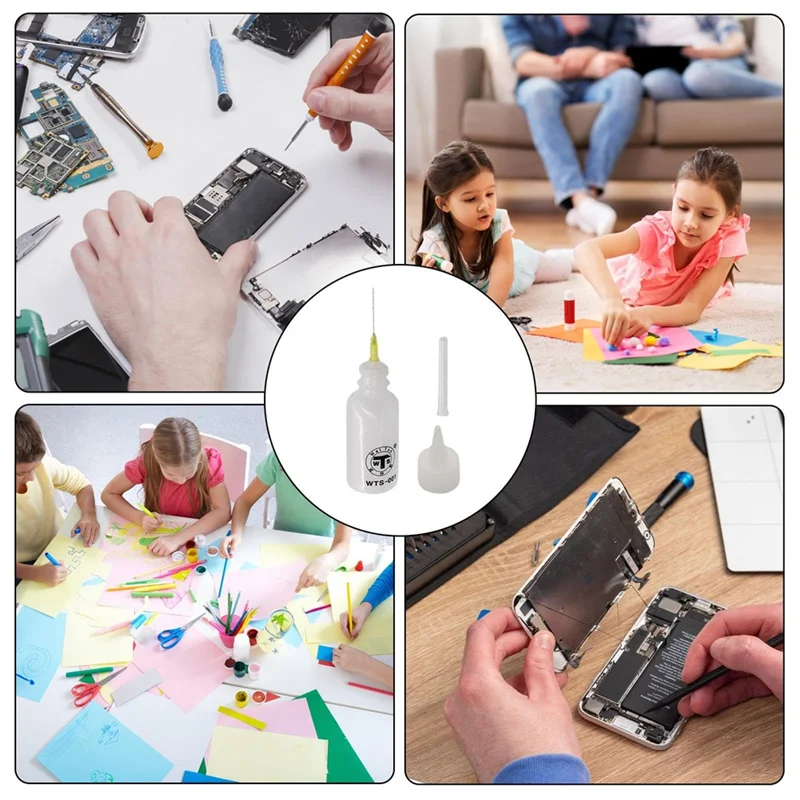 ABJY-ニードルチップボトル - 100ml ニードルボトルアプリケーター 精密チップアプリケーターボトル