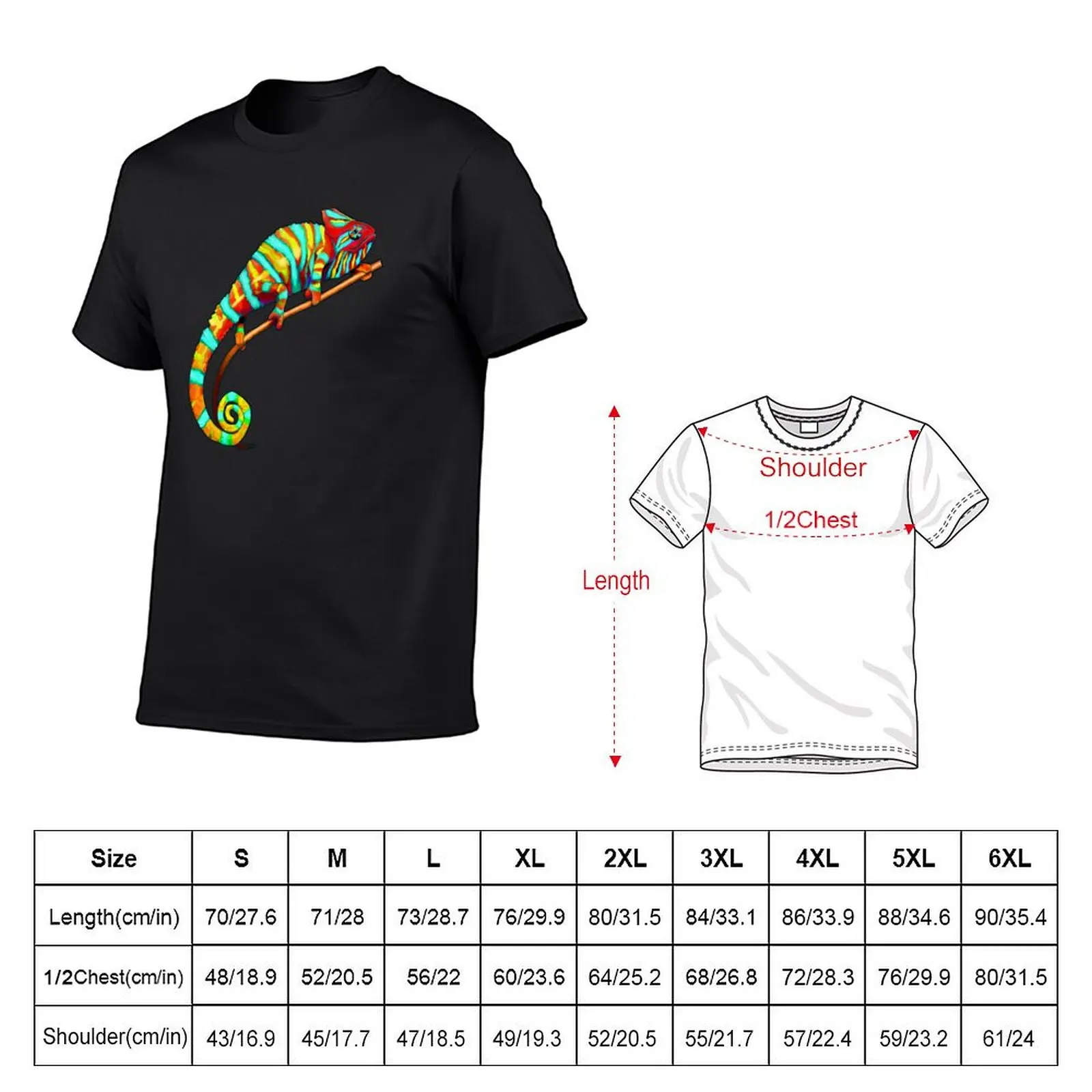 Colorful Chameleon Love - Rainbow Lizard T-Shirt customs vintage clothes cute clothes graphics funny t shirts for men
