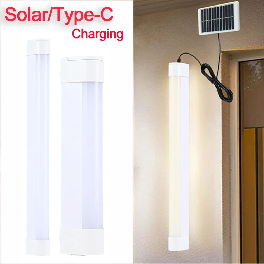 LED Solar Emergency Work Light with Type-C Charging