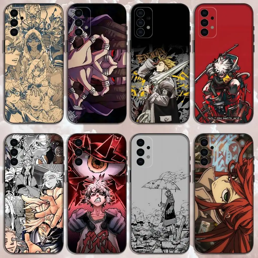 

G-Gachiakuta Anime Phone Case For Samsung Galaxy A73,31,32,72,41,53,52,71,22,5G,Note,J7,8,9 Soft Black Cover