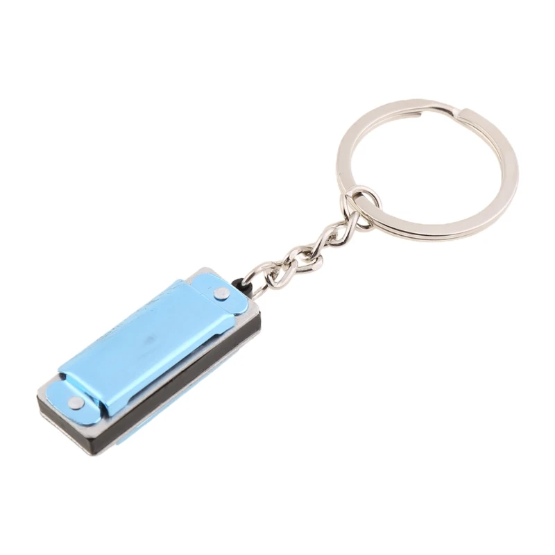 

Harmonica 8 Tone 4 Holes Harmonica Keychain for Key,for Key Chain for Key Ring 3.6 x1.2 0.8cm for Kids Toy