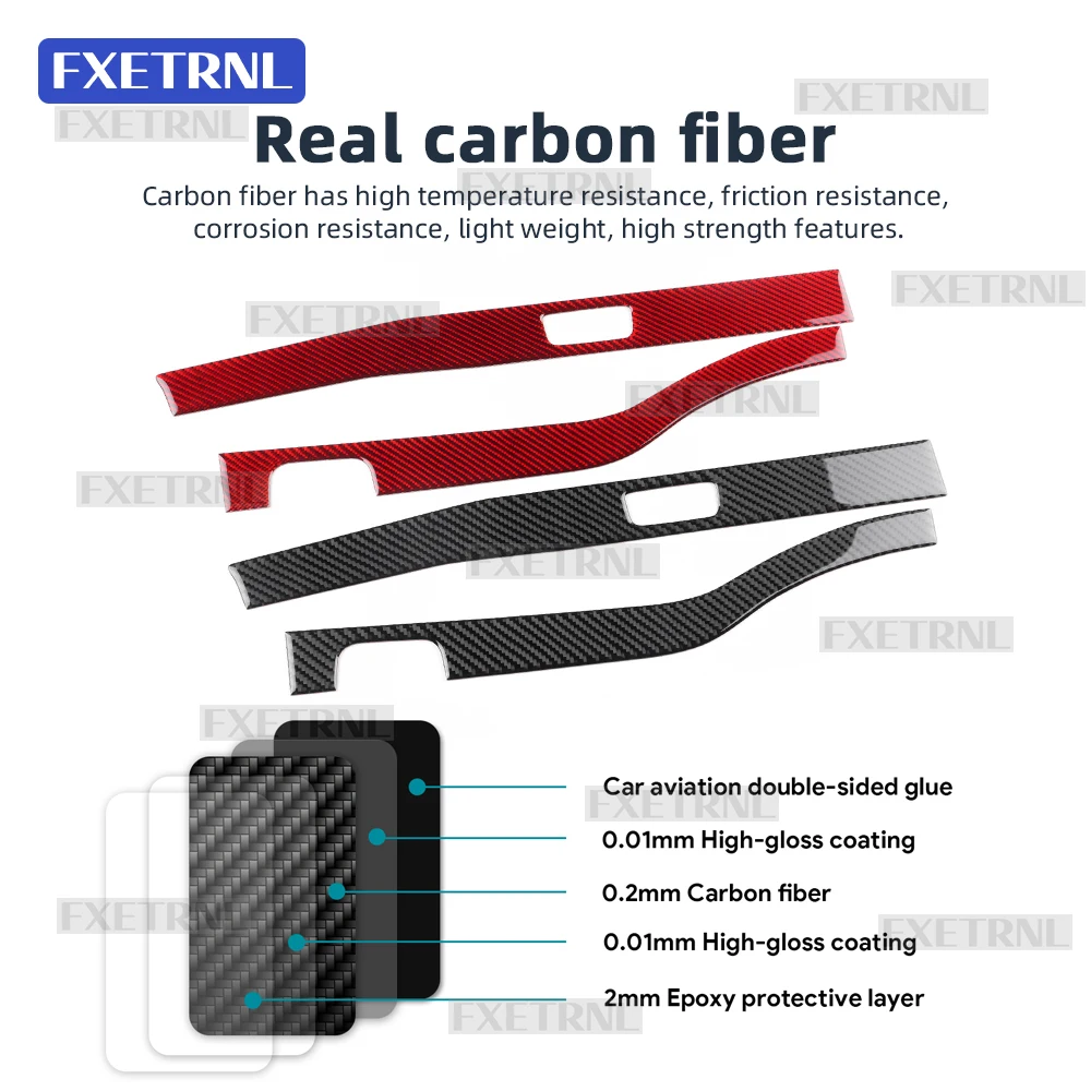 لهوندا صالح 2021 2022 2023 2024 2025 ريال لينة ألياف الكربون LHD RHD سيارة وحدة التحكم المركزية قطاع ديكور الداخلية اكسسوارات الكسوة