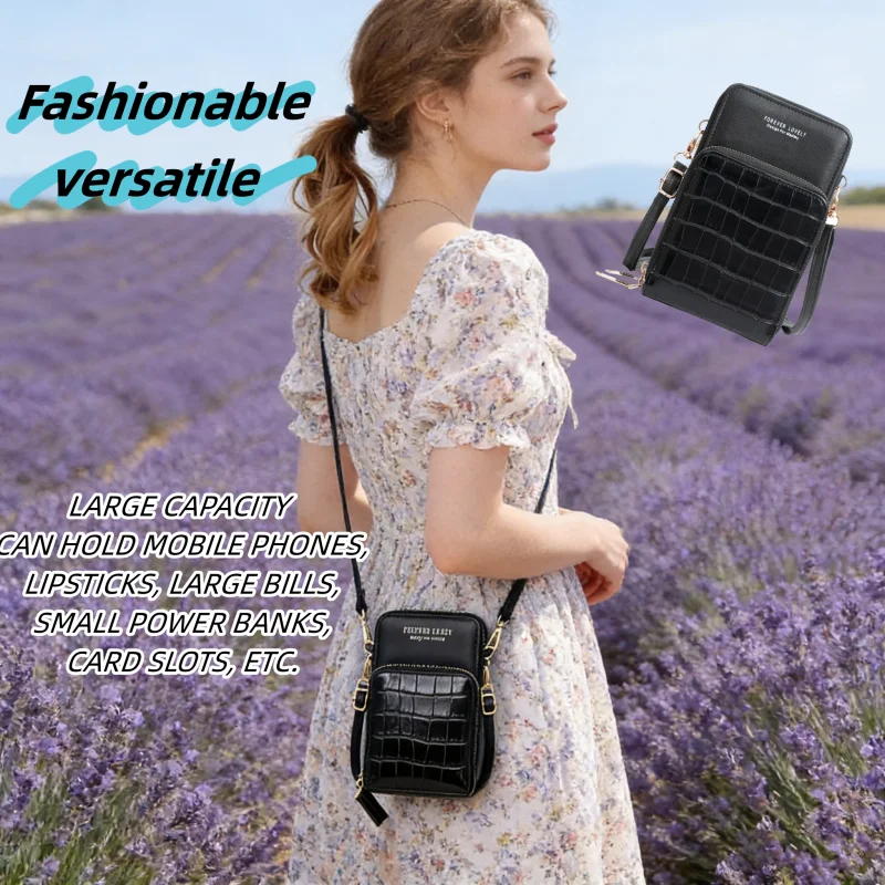 

Coin Purse Small Crossbody Phone Bag Stone Pattern Messenger Shoulder Bag Lady Wallet Clutch Card Case Card Holder Handbag