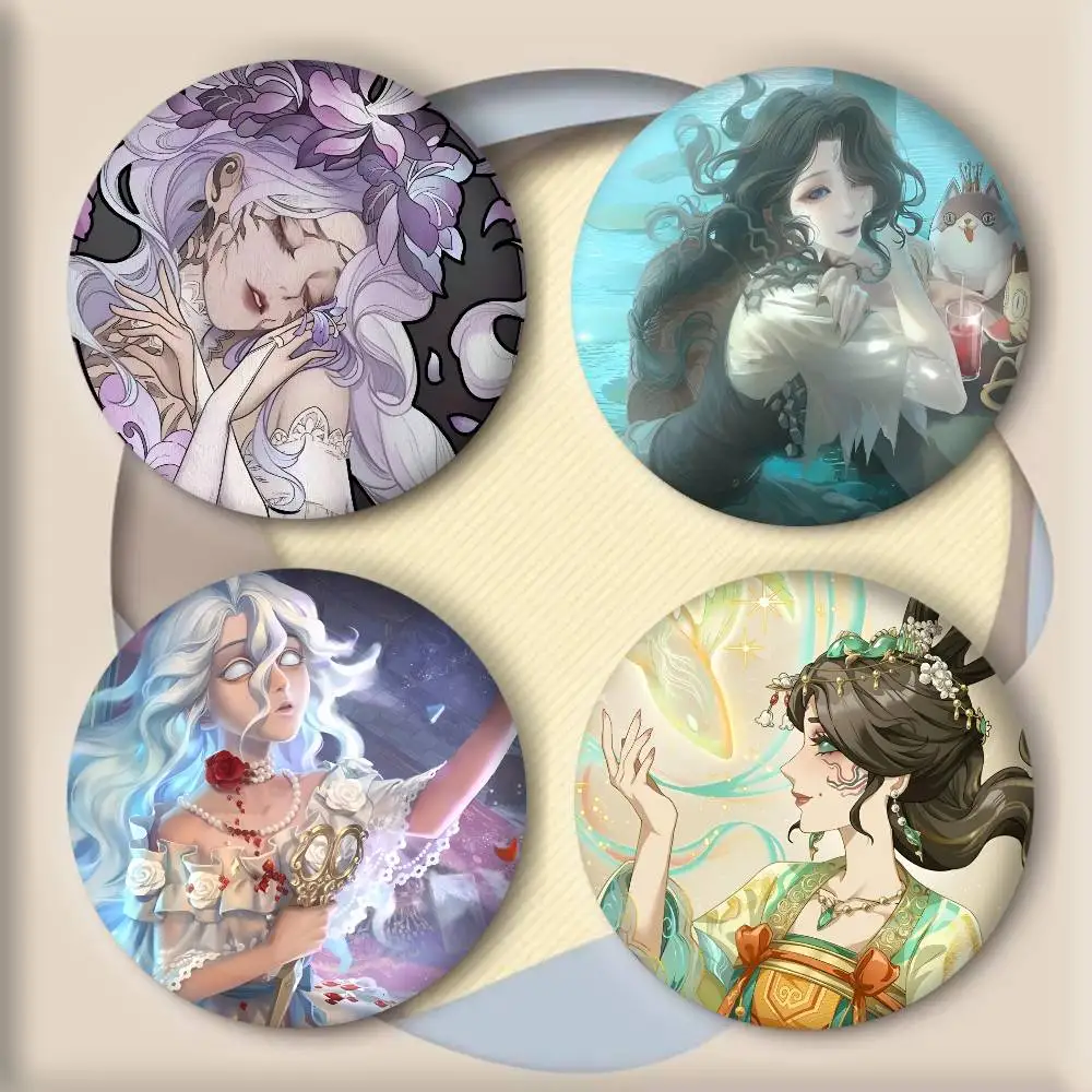 Anime Game Identity V Grace Badges Round Cosplay Pin Bag Decor Fans Collect Friends Gifts Brooch Souvenir