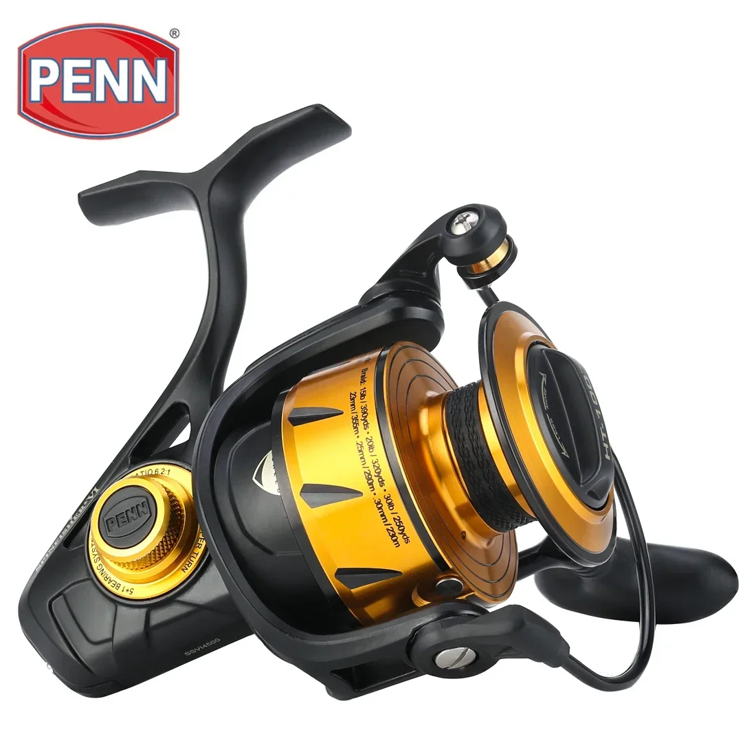 แบรนด์เดิม newPEN·N SPINF·ISHER V·I SS·VI 3500 4500 5500 6500 7500 8500 10500 Spinning น้ําเค็ม Fly Sea Spinning Fishing Re