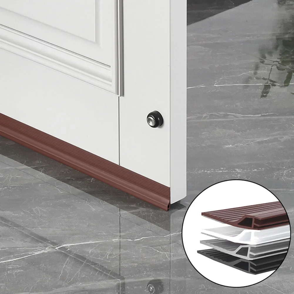 100cm Door Seam Bottom Sealing Strip Gap Baffle Door Stop Windproof Insect Proof  Self Adhesive Sound Insulation Anti-theft Door