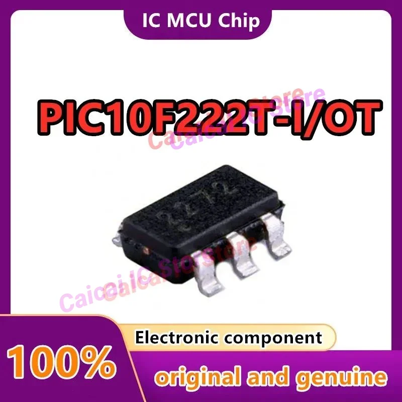 

50pcs/Lot PIC10F222T-I/OT Encapsulation SOT-23-6 PIC10F222T 8-bit Microcontroller -MCU PIC10F222 Integrated Circuit