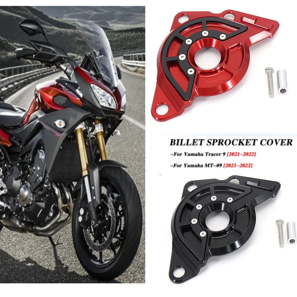 

CNC Motorcycle Chain Guard Protection Cover Left Engine Front Sprocket For Yamaha MT-09 MT09 Tracer 9 2021 - 2022