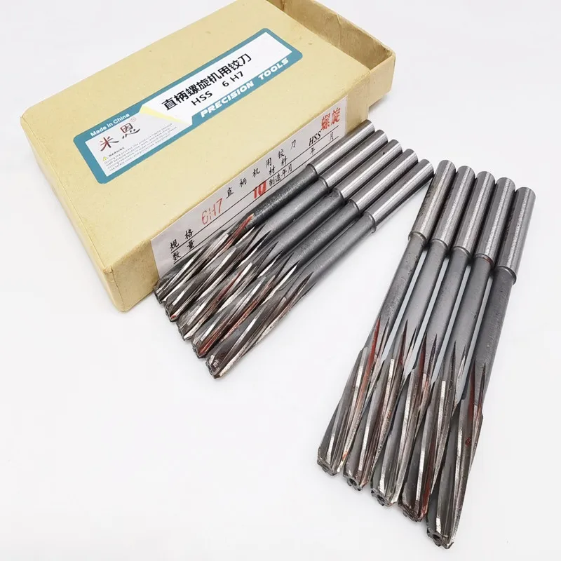 Imagem -05 - Haste Reta Spiral Groove Machine Reamer Corte Preciso da Máquina-ferramenta Chuck Hole Expansão Hss h7 320 mm