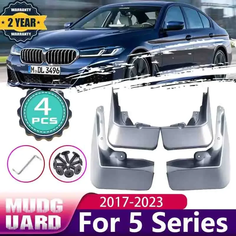 

For BMW 5 Series 2017~2023 G30 2022 2021 Car Mud Flaps Mudguards Splash Guard Wheel Fender Baking Paint Mudflap Auto Accessories