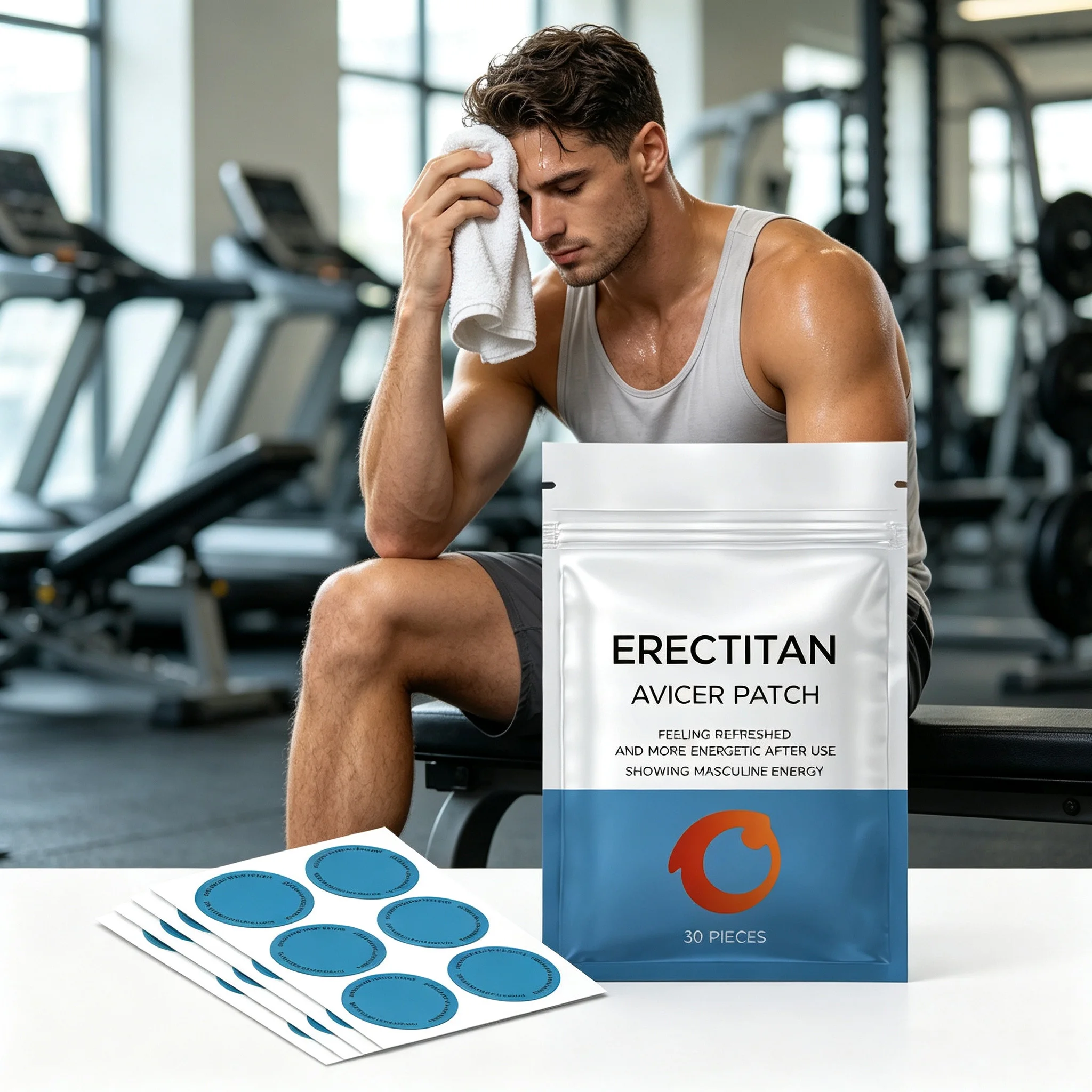 Men's Health Patch Increase Vitality Replenish Energy Soothe Body Tension Restore Body State Refresh Nursing Comprehensive Patch