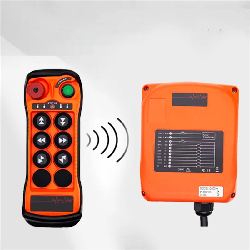 

AWAH For Cranes Compatible Q600 ACDC12-24V Industrial Remote Control Infinitely Matched Code Lift Switch Large Instrument