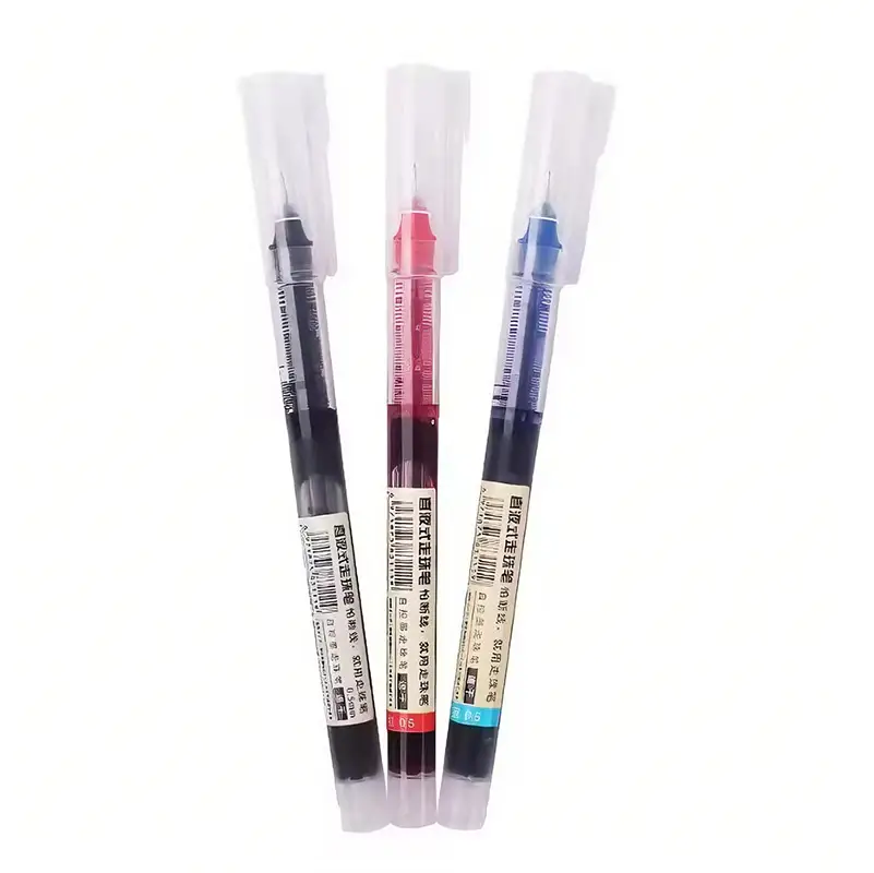 High Quality 0.5mm Quick Drying Fine Point Liquid Ink Pens Smooth Writing Comfortable Grip Non-Smudge for Office School Supplies - 6