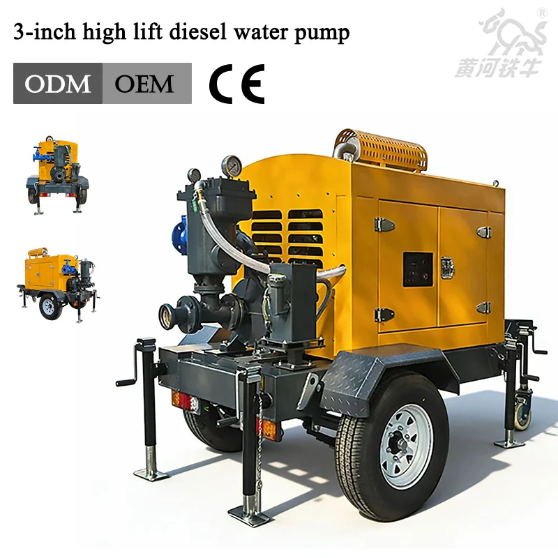 Self-Priming   Engine Centrifugal Flood Control Drainage Fire-Fighting Heavy Duty Irrigation Water Pump