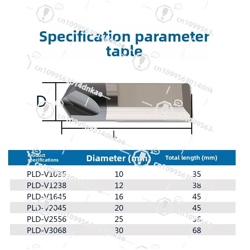 Guide Drill Centering Drill M35 High Cobalt Titanium Plated VMD Violent Drill Large Bit Internal Cooling Center Bit Fixed Point