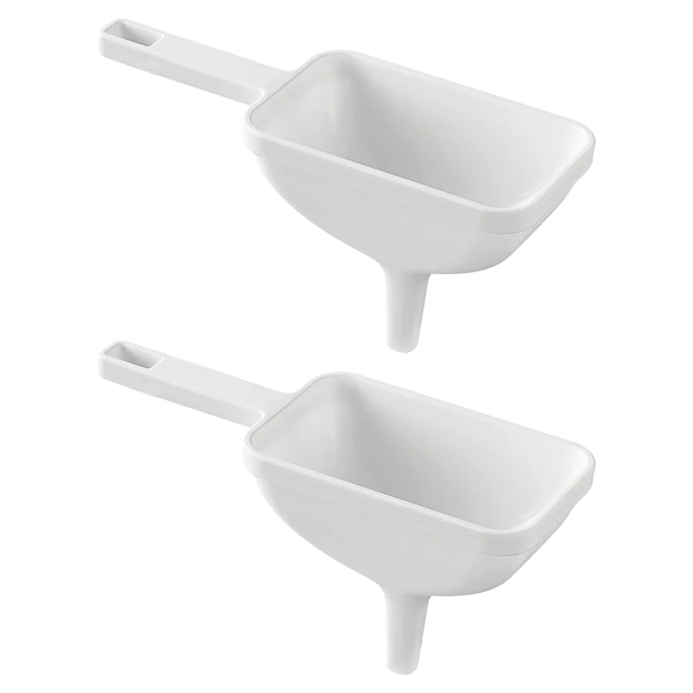 

2Pcs Widemouthed Funnel Premium Safe PP Long Lasting Home Vinegar Oil Wine Transferring Lightweight Portable